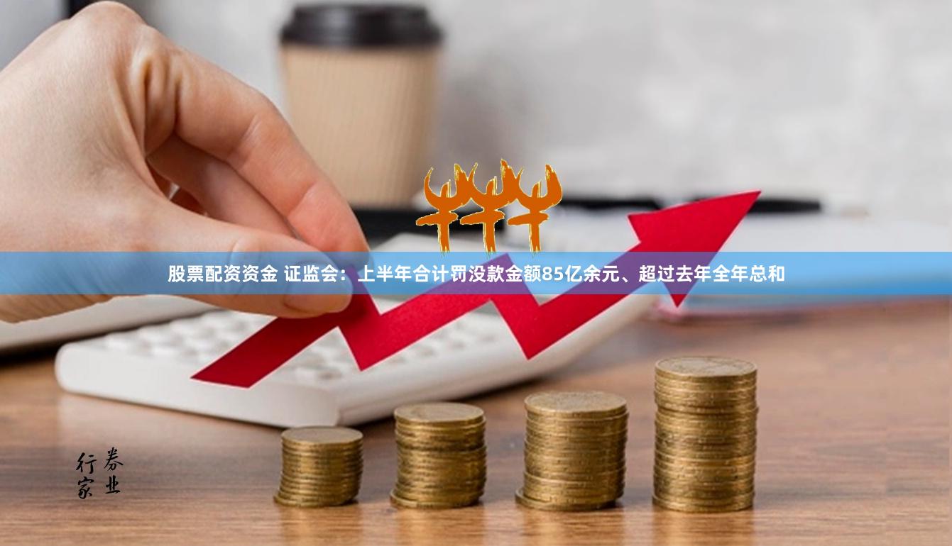 股票配资资金 证监会：上半年合计罚没款金额85亿余元、超过去年全年总和