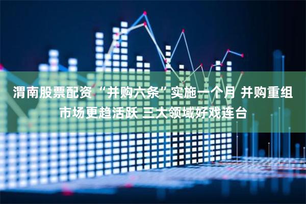渭南股票配资 “并购六条”实施一个月 并购重组市场更趋活跃 三大领域好戏连台